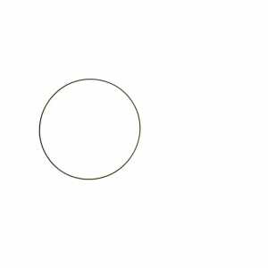 Metallring 25cm schwarz, Glorex GLOREX