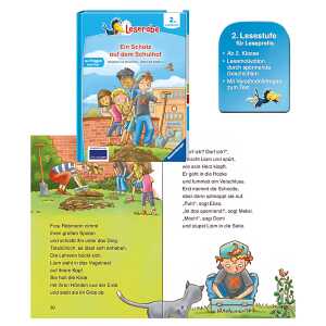 Leserabe Ein Schatz auf dem Schulhof 2. Lesestufe, Buch,