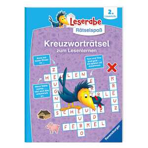 Leserabe Rätselspaß Lesestufe 2, Kreuzworträtsel zum Lesenlernen,