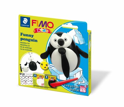 Staedtler Set Mod.masse Fimo kids fk penguin