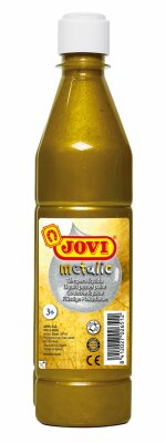 JOVI Flüssige Plakatfarbe metallic 500 ml Flasche gold