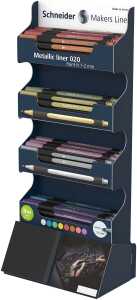 Schneider Metallicliner 020 Paint-It 1-2 mm 80er Display, farbig sortiert