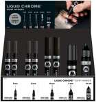 Molotow LIQUID CHROME IV Marker, Refill Sales Display