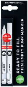 Molotow Refill Extension 111EM Pump Marker 2er Blister, Leermarker 111EM