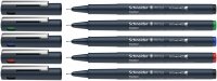 Schneider Fineliner Pictus Etui 5 Stück