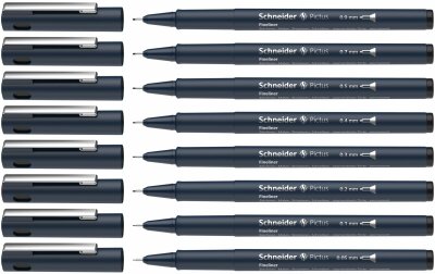 Schneider Fineliner Pictus Etui 8 Stück