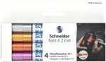 Metallicmarker Paint-It 011, 2 mm, sortiert, 4er Etui Set 1