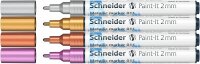 Schneider Metallicmarker Paint-It 011 2mm Karton-Etui...