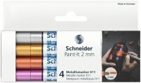 Schneider Metallicmarker Paint-It 011 2mm Karton-Etui...