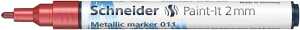 Schneider Metallicmarker 011 Paint-It 2 mm red metallic