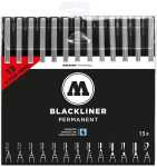 Molotow BLACKLINER Permanent Complete Set 13er Etui,...
