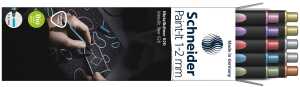 Schneider Metallicliner 020 Paint-It 1-2 mm 10er Box, farbig sortiert