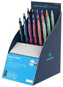 Schneider Kugelschreiber Epsilon 18er Display, farbig sortiert