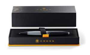 Cross Kugelschreiber Calais Mattgrau, schwarz PVD