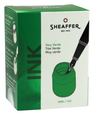 Sheaffer Tintenglas 30ml Grün Ab ins Grüne