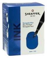 Sheaffer Tintenglas 30ml Blau Renegade Blue