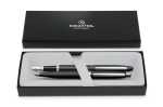 Geschenkset VFM Mattschwarz Füllfederhalter und Kugelschreiber