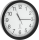 Alco Funkwanduhr Kunststoff Ø 300mm schwarz
