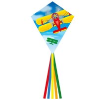 Ecoline Kinderdrachen Eddy Classic Biplane 70 cm