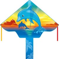 Ecoline Kinderdrachen Simple Flyer Dolphin Sunset 120 cm