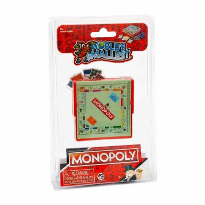 Super Impulse - 361224 Worlds Smallest Monopoly Brettspiel der Welt als Mini-Version, ab 8 Jahre