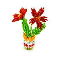 Origami 3D 501829 - 3D Origami Topfblume - Schöne 3D...