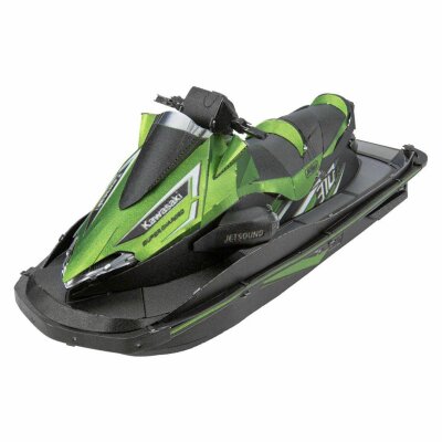 Fascinations ICX144 - Metal Earth ICONX 502911 - Kawasaki Jet Ski Ultra 310LX, lasergeschnittener 3D-Konstruktionsbausatz, 2 Metallplatinen, ab 14 Jahren