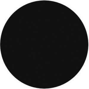 Ursus INTENS.FALTBL.UNI 65G.Ø12CM,100BL.SCHWARZ