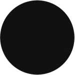 Ursus INTENS.FALTBL.UNI 65G.Ø12CM,100BL.SCHWARZ