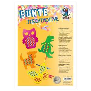 Ursus BUNTE FLECHTMOTIVE 27BL., SORT.IN 9MOT.,9FARBEN