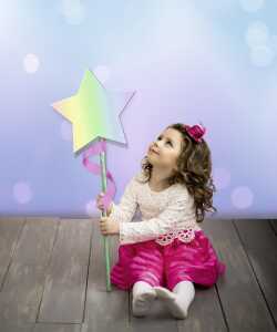 Motiv-Fotokarton"Regenbogen Pastell" 68 cm x 49,5 cm