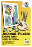 URSUS Ausmal-Puzzle "Clown", DIN A4 VE = 1