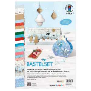 Ursus BASTELSET "WINTER" - 26 BL.SORTIERT