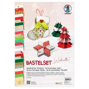 Ursus BASTELSET "WEIHNACHTEN"23x33CM,26BL.SORTIERT