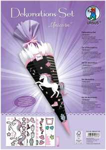 Ursus DEKO-SET SCHULTÜTE EASY LINE "UNICORN"
