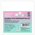 Ursus BLANKO-GESCHENKKARTON-SET,3ST.QUADRATISCH