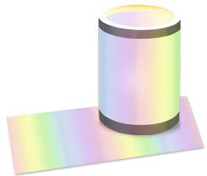 Ursus LATERNENZ.TRANSP.115G.20x50CM,25BL.REGENBG.PASTELL