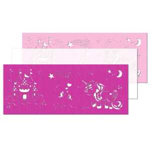 Laternenzuschnitte EINHORN 20 Bogen 10 x pink + 10 x rosa URSUS