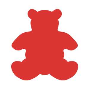 Ursus 19500018 Motivlocher klein, Bär, Durchmesser ca. 16 mm,