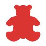 Ursus 19500018 Motivlocher klein, Bär, Durchmesser ca. 16 mm,