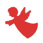 Ursus 19500028 Motivlocher klein, Engel, Durchmesser ca. 16 mm,