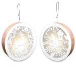 Ursus LIGHT BOXES Ø15,3CM BIRDS & REINDEER