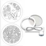 Ursus LIGHT BOXES Ø15,3CM GNOME & SNOWFLAKES