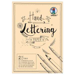 Ursus HANDLETTERING PAPER 210G.DIN A4 25BL.CREME