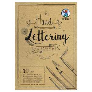 Ursus HANDLETTERING PAPER ELEF.HAUT 190G. A4 10BL.CREME