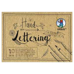 Ursus HANDLETTERING PAPER ELEF.HAUT 190G. A6 10BL.CREME