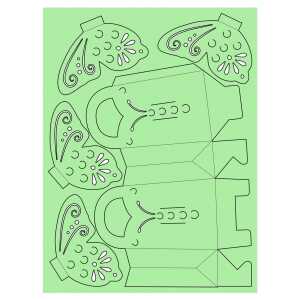 Ursus MINI-TASCHEN "SCHMETTERLING"