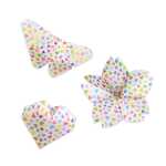 Ursus FALTBL.TRANSP. "BUNTE HERZEN"115G,15x15CM,50BL.