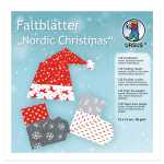 Ursus FALTBL."NORDIC CHRISTMAS"80G,15x15CM,10 MOT.120BL.