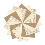 Ursus INDIAN COLOURS "BEIGE"13,7x13,7CM,15BL.SORTIERT